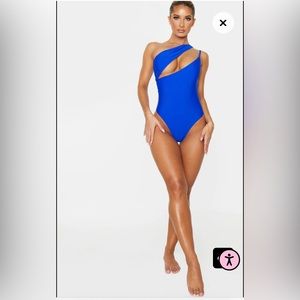 Blue Double Strap Swim